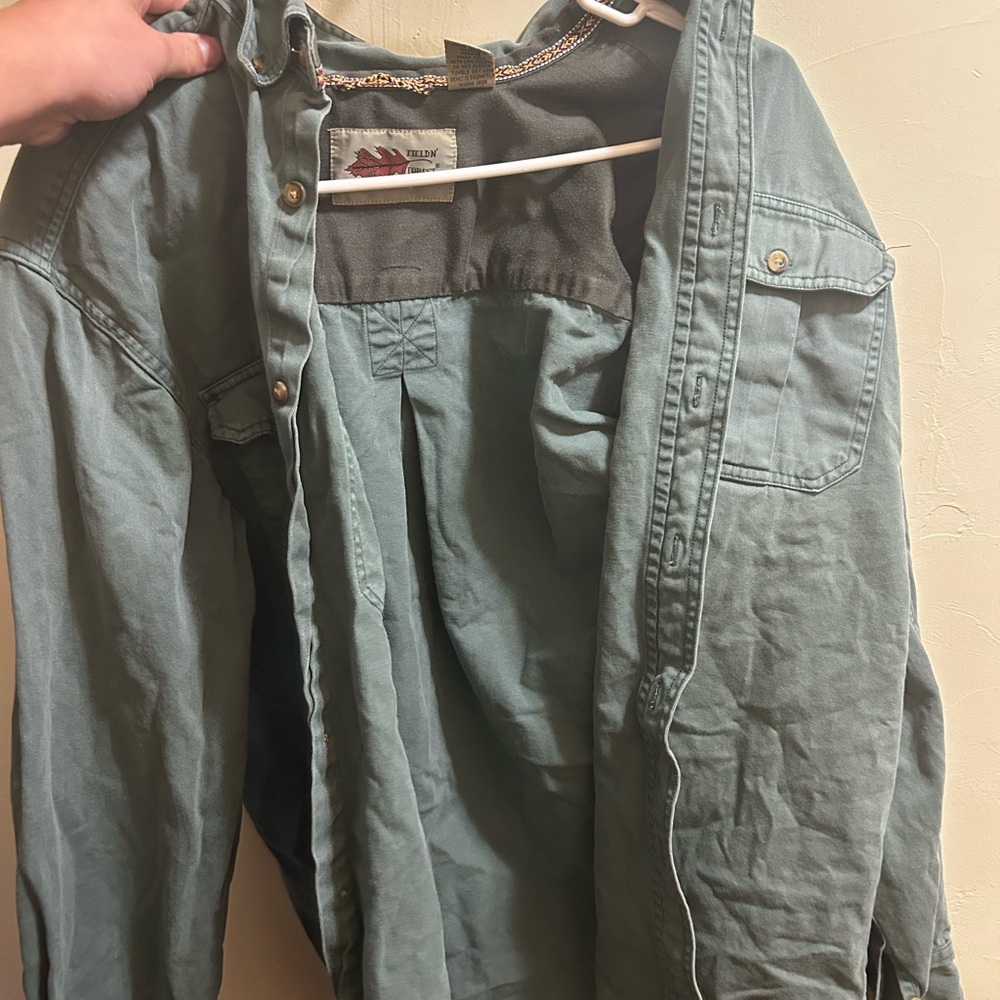 Men's Green Shirt Jacket